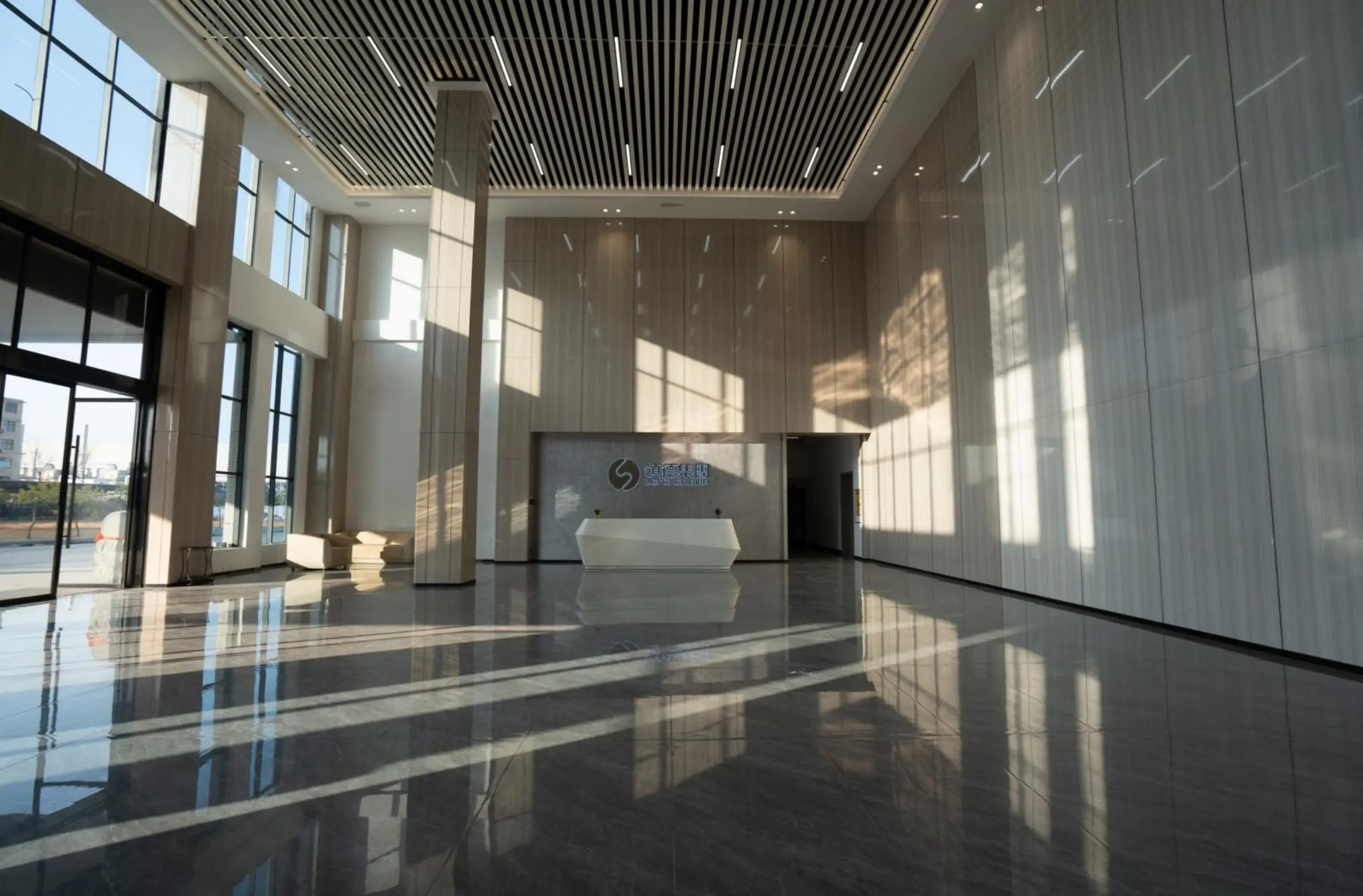 The Lobby of the LeadGroup Office Building